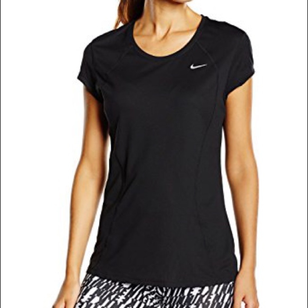 Nike Dri-Fit Athletic Top Black Workout Shirt XL